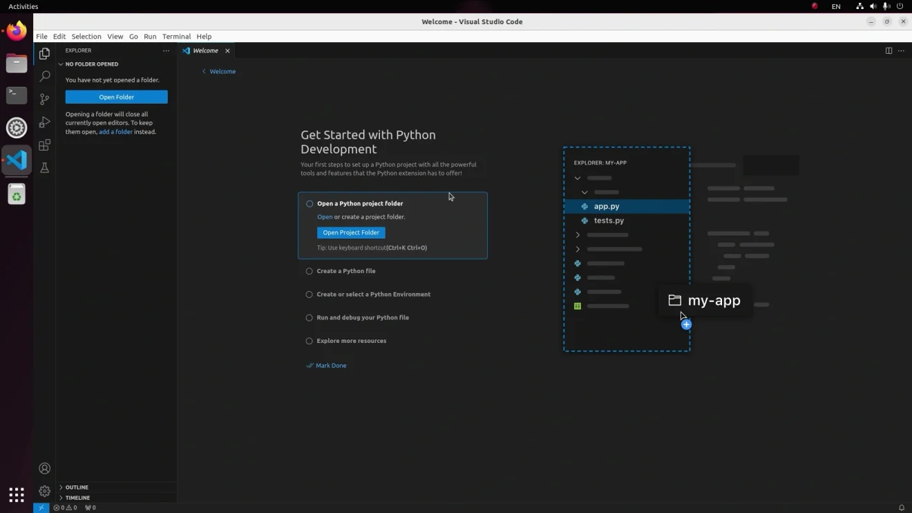 VSCode 실행 예시